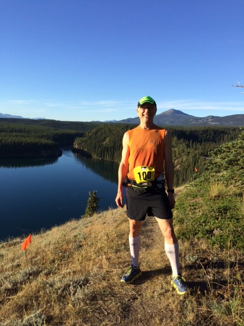 David high above the Yukon River 